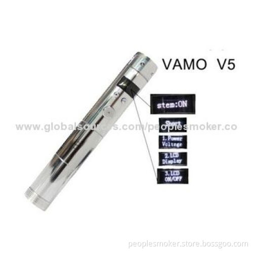 Vamo V5 E Cigaretter Battery, Mechanical Mod Variable Voltage and Wattage with LCD Display